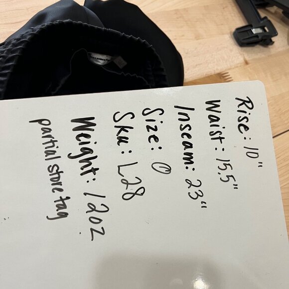 T by Alexander Wang Cropped Satiny Drawstring Pants Black Size 0 NWOT - Picture 11 of 11